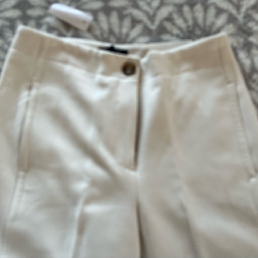 Ann Taylor High Rise wide leg croppants - Picture 4 of 8
